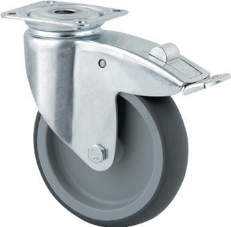 Produktbild Tente Lenkrolle mit Feststeller, 75mm, 75kg