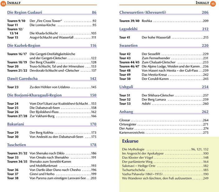 Valeurs nutritives et ingrédients Wanderführer Georgien - 53 Wanderungen - (Allemand, Peter Nasmyth, 2019)