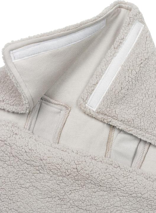 Actual product image Meyco Baby teddy footmuff with Velcro fastener