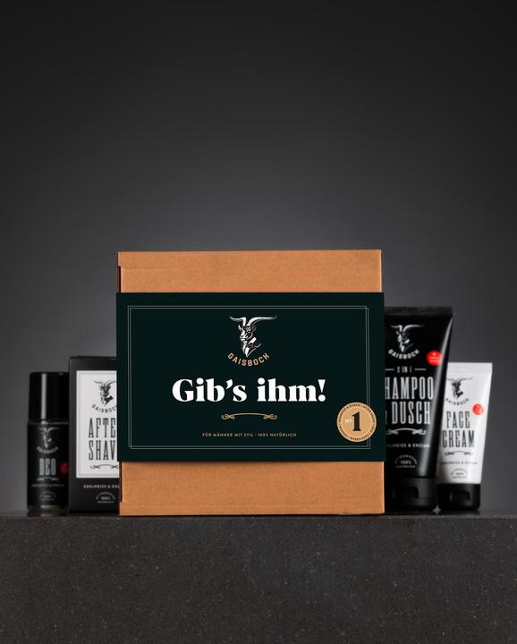 Produktbild Gaisbock Geschenkset #1 (Gesichtspflege set, Bartpflege set, Körperpflegeset, Haarpflege set)