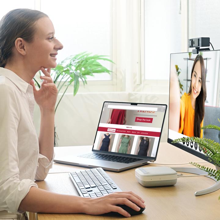 Produktbild j5Create USB-C-Dock für 4K-Freisprecheinrichtung, Kabelgebunden, USB 3.2 Gen 1 (3.1 Gen 1) Type-C, 1