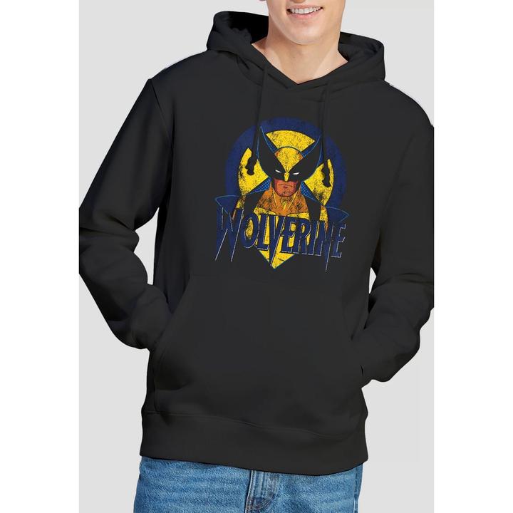 Immagine prodotto X-Men Felpa con Cappuccio Wolverine Retrò Uomo (M)