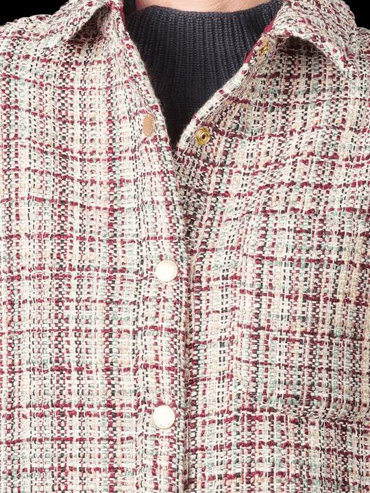 Produktbild Scotch & Soda Glitter Tweed Shirt Jacket Ecru Lurex Melange (M)