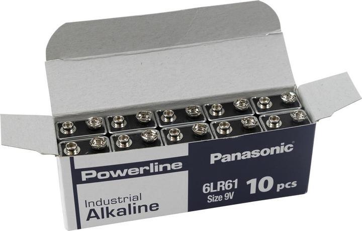 Immagine prodotto Panasonic Linea elettrica industriale alcalina (10 pz., 9V Block)