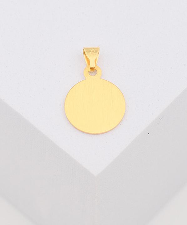 Produktbild Muau Pendant medal angel yellow gold 750, 10mm (750/18K Gelbgold)