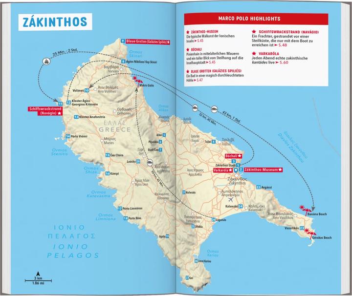 Produktbild Reiseführer Zákinthos, Itháki, Kefalloniá, Léfkas (Deutsch, Klio Verigou, Klaus Bötig, Elisabeth Heinze, 2024)