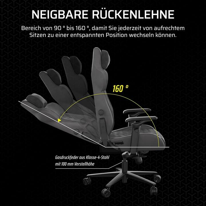 Productafbeelding Corsair TC500 LUXE Gaming Stoel - Schaduw