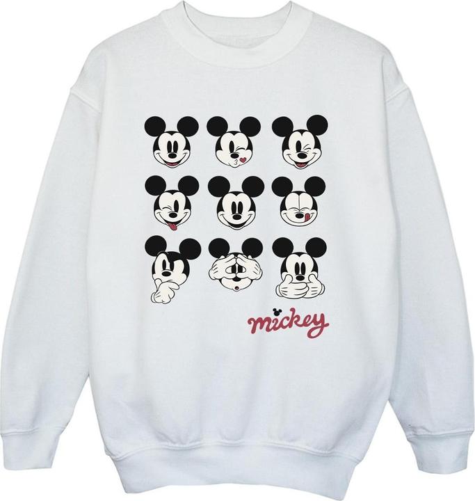 Disney Mickey Mouse Many Faces Sweatshirt Jungen