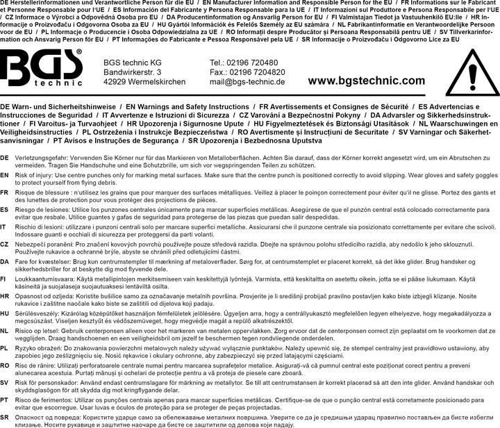 Image du produit BGS Jeu de pointeaux 6 pièces