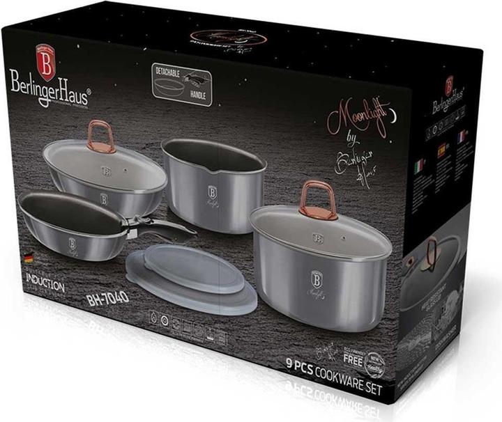 Actual product image BerlingerHaus POT SET Click & Cook (20 cm, Pot, Aluminium)