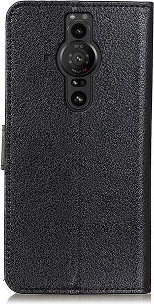 Actual product image MU Classic Litchi Leather Bookcover Series (Sony Xperia Pro-I)
