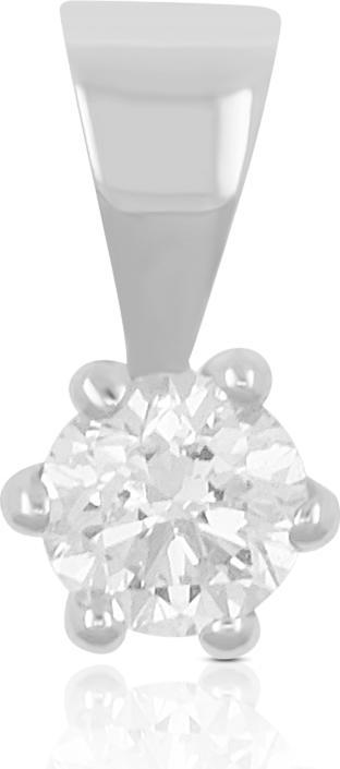 Image du produit Muau Pendentif (Or blanc 750 Diamant 0.02ct. 9x5mm)