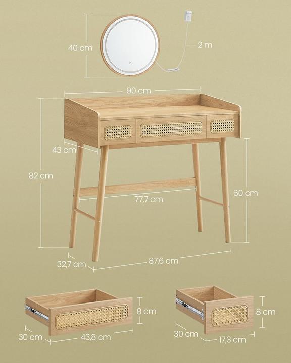 Image du produit Vasagle Bohoven (90 x 43 x 82 cm)