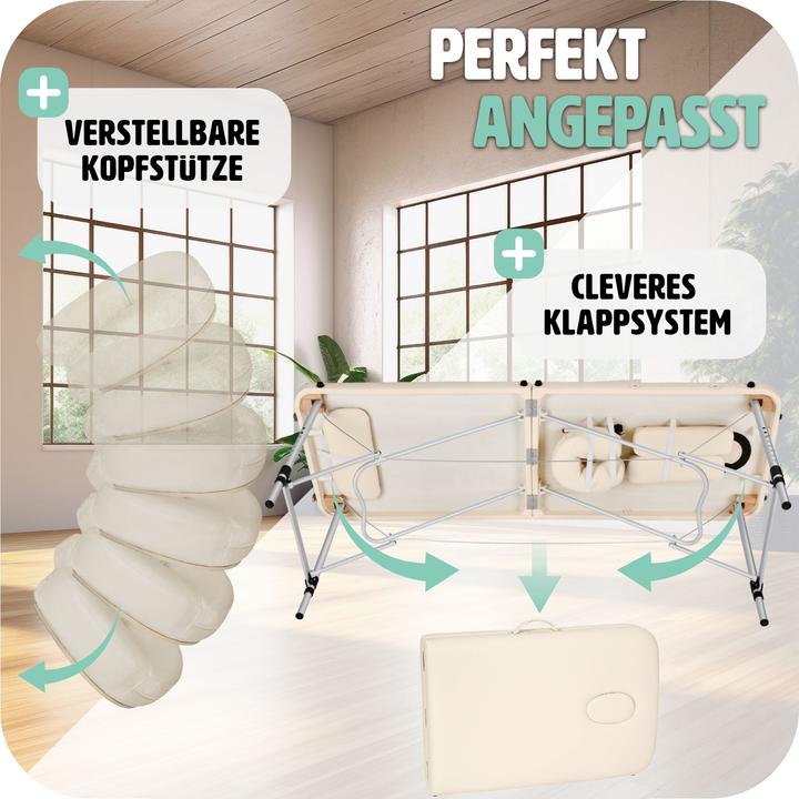 Produktbild tectake 2 Zonen Massageliege