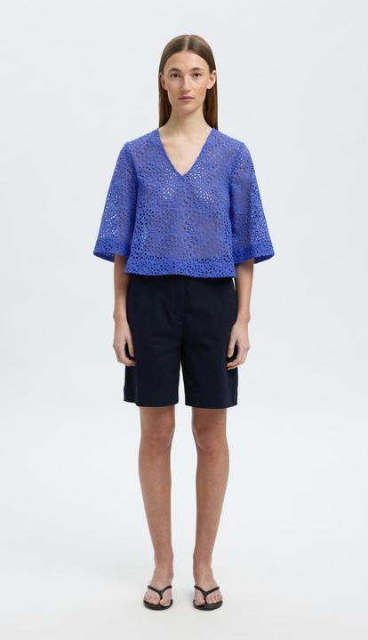 Produktbild Selected Femme Broderie Anglaise Crop Top (34)