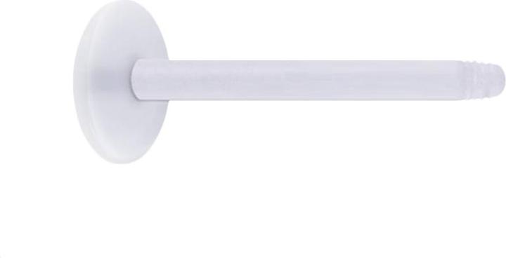 Actual product image Star Piercing Micro labret rod transparent (without brass, Acrylic)