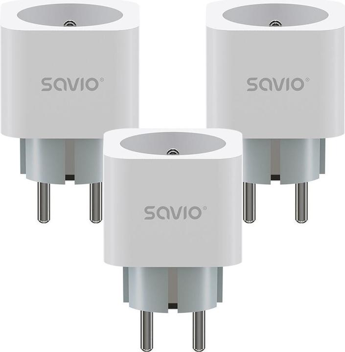 Immagine prodotto Savio Gniazdko Wi-Fi AS-01 3-pak białe