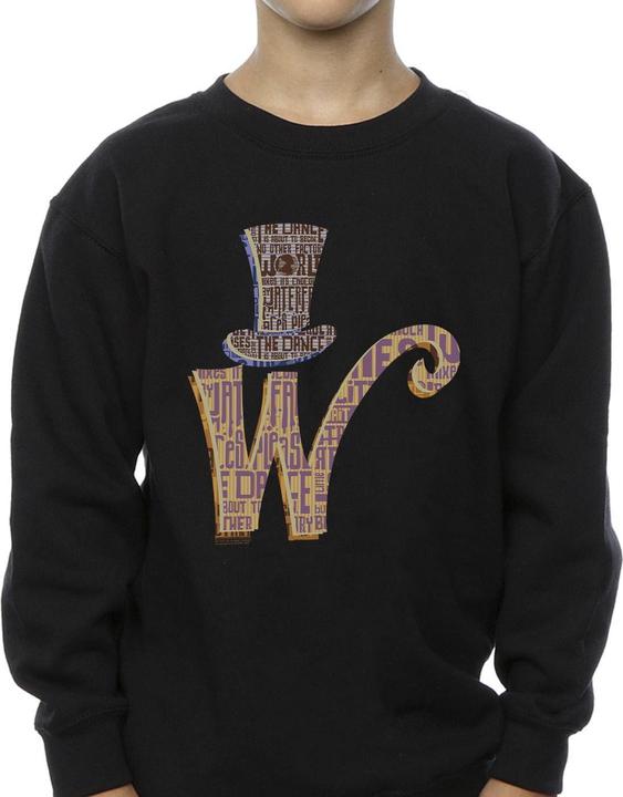 Immagine prodotto Willy Wonka & the Chocolate Factory W Logo Hat Felpa Ragazzi (152, 158)