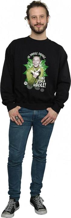 Produktbild Batman TV Serie The Riddler Zeit ein Rätsel Baumwolle Sweatshirt (S)