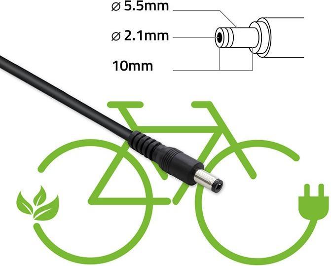 Produktbild Qoltec Ładowarka do baterii roweru elektrycznego 36V | 42V | 2A | 5.5*2.1 (E-Bike Ladegerät)