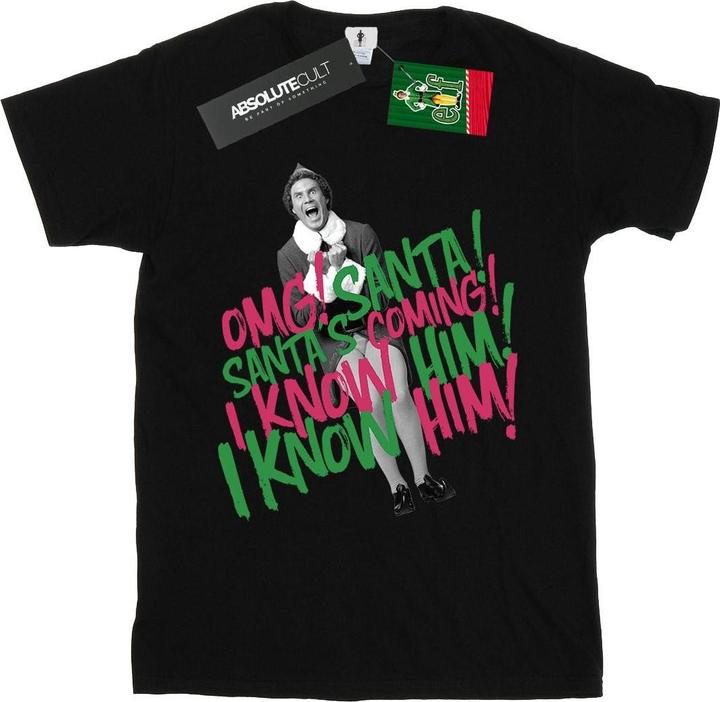 Produktbild Elf Santa's Coming TShirt (L)