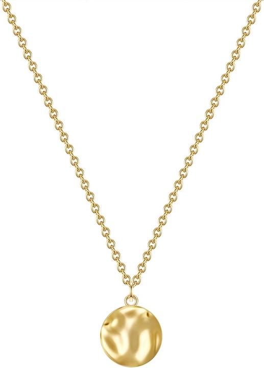 Glanzstücke München Damen Kreis Sterling Silber gelbgold 40,0 cm Basiskette + 5,5 cm Verlängerung - 31364 (Sterling Silber, 40 - 45 cm)