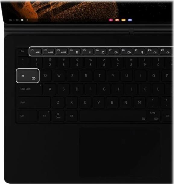Produktbild Samsung Book Cover Keyboard (CH, Galaxy Tab S8 Ultra)