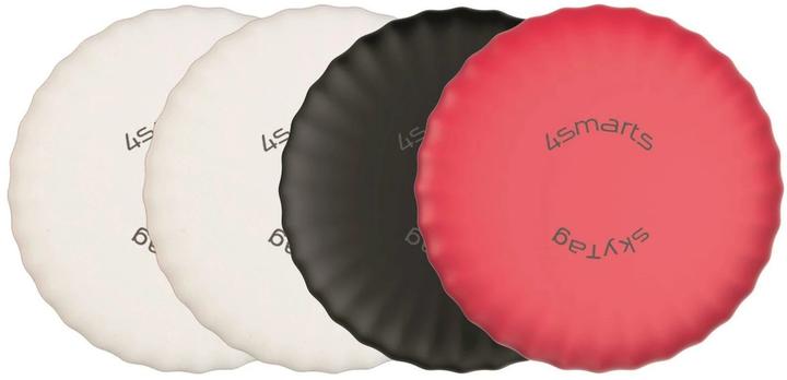 4smarts SkyTag Slim 4er Set 2x weiss, 1x schwarz, 1x rot (iOS)