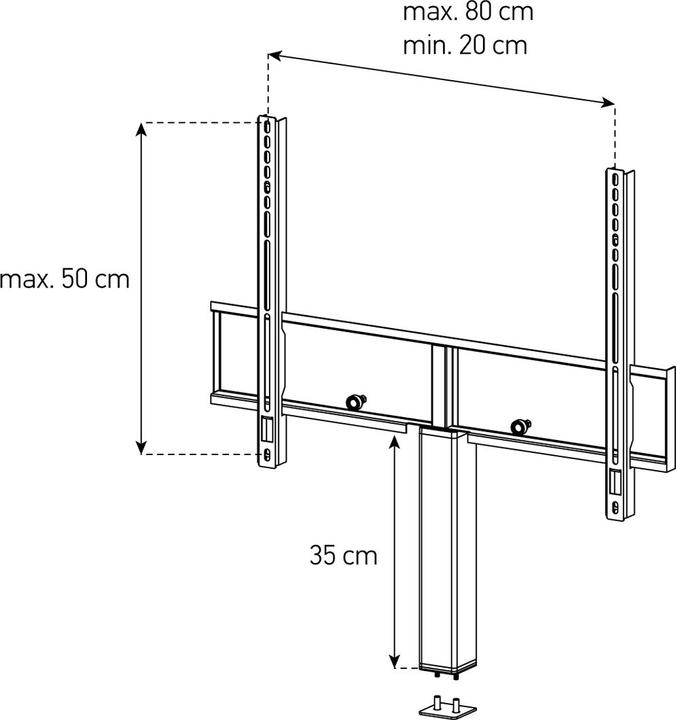 Actual product image Sonorous ST-ADP-SLV-5080 TV mount for Starline & Studio-Line