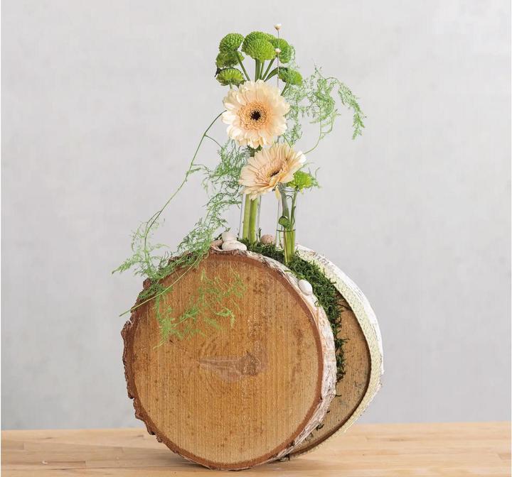 Actual product image Opiflor Holzscheiben rund, 20-30 cm x 3.5 cm
