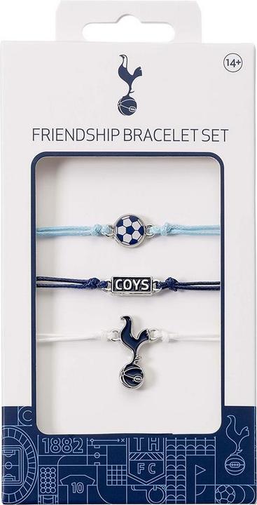 Produktbild Tottenham Hotspur FC Armband Freundschaft 3erPack Set Stoff (100% synthetisches Material)