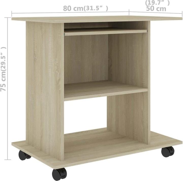 Produktbild VidaXL PC-Tisch (80 x 50 x 75 cm)