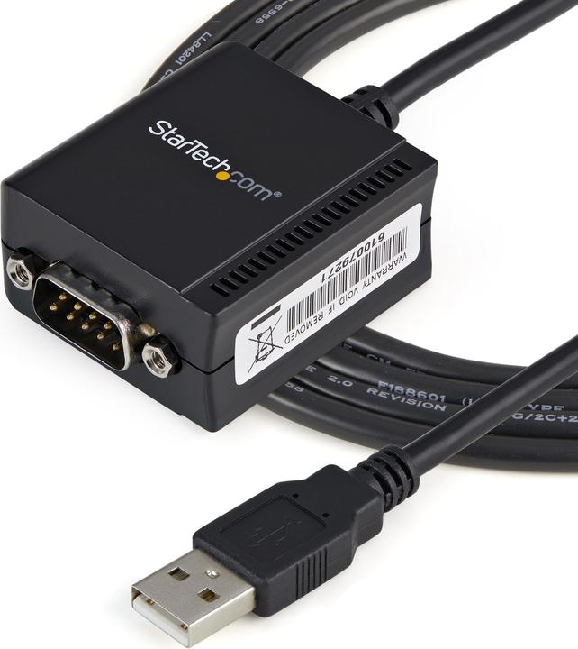 Image du produit StarTech 1 Port USB Vers Câble Série (0.20 m)