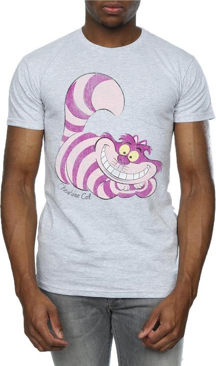 Actual product image Alice In Wonderland Mens Cheshire Cat Cotton T-Shirt (M)