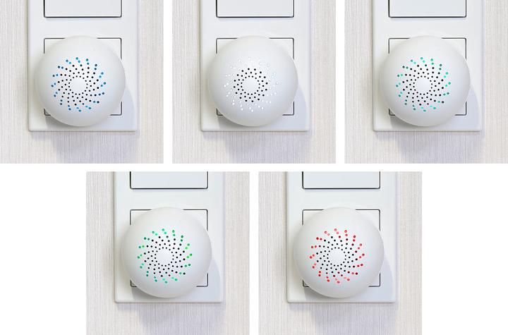 Produktbild VisorTech Smarter 2in1 WLAN-Steckdosen-Alarm/-Klingel mit Funk-Gateway (App, Funk 433-Mhz)