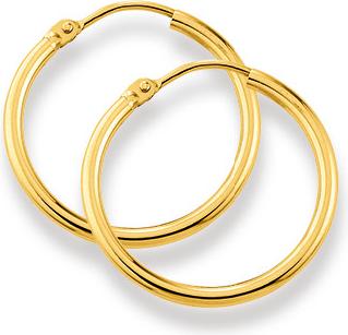 Produktbild Natsumi Schmuck Creolen Gelbgold 18K/750 Ø 20mm Rund (750/18 K Gelbgold)