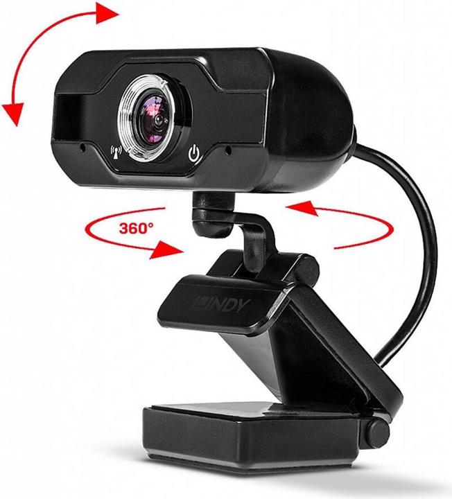 Image du produit Lindy Webcam FHD 1080p avec microphone Angle de vue 110° 360 (2 Mpx)