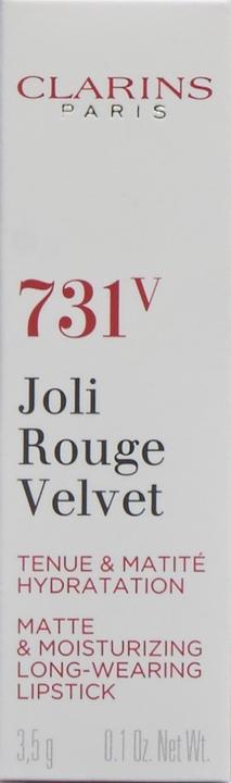 Produktbild Clarins Joli Rouge Velvet - Rose Berry 731V (Nr. 731 - Rose Berry)