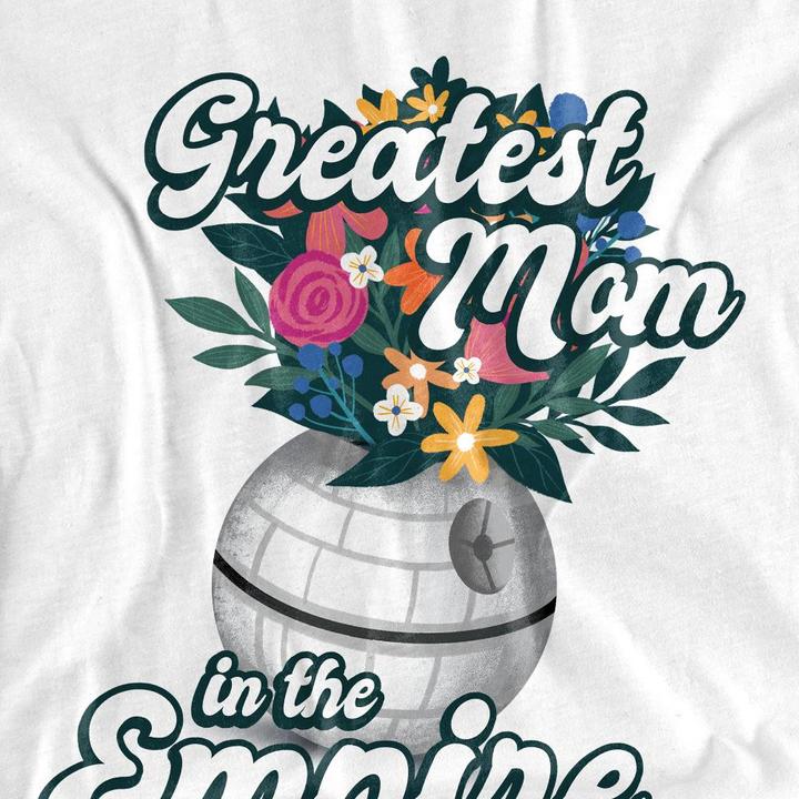 Immagine prodotto Star Wars Greatest Mom In The Empire Maglietta Festa della Mamma Adulto Unisex (L)