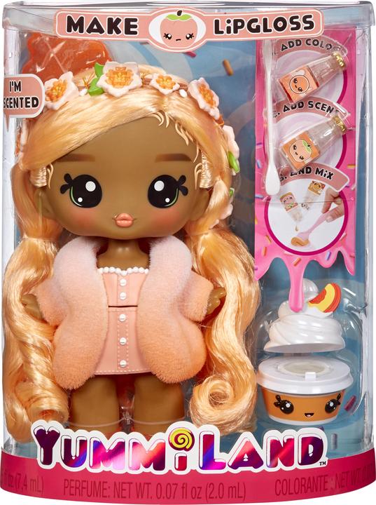 Actual product image MGA Yummiland large doll + lip gloss animal - Piper Peach