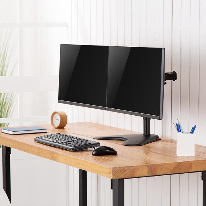 Produktbild LogiLink TIS 17"-32" 2TFT 3Gelenke schw. Max. 8KG, stand (Tisch, 32")
