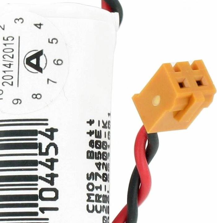 Produktbild AccuCell Batterie CMOS CR17450E-RL, FANUC A02B-0200-K102, FANUC A98L0031001 GE Fanuc (1 Stk., Gerätespezifisch, 2500 mAh)