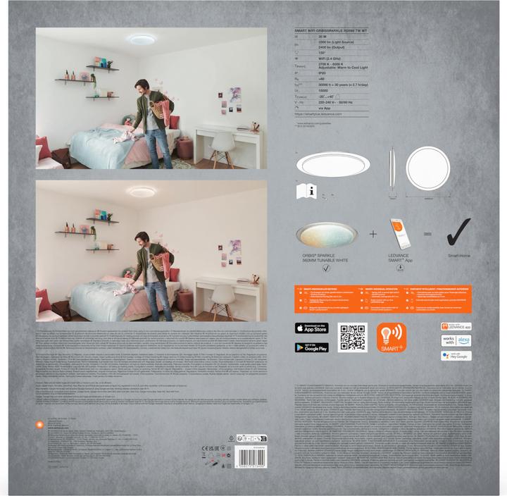 Actual product image Ledvance Smart Orbis Sparkle (2400 lm)