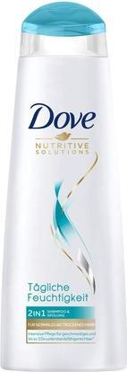 Dove Nutritive Solutions 2in1 Shampooing et après-shampooing pour cheveux normaux à secs Daily Moisture (250 ml, Shampoing liquide)