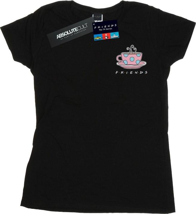 Friends Coffee Cup Breast Print TShirt (L)