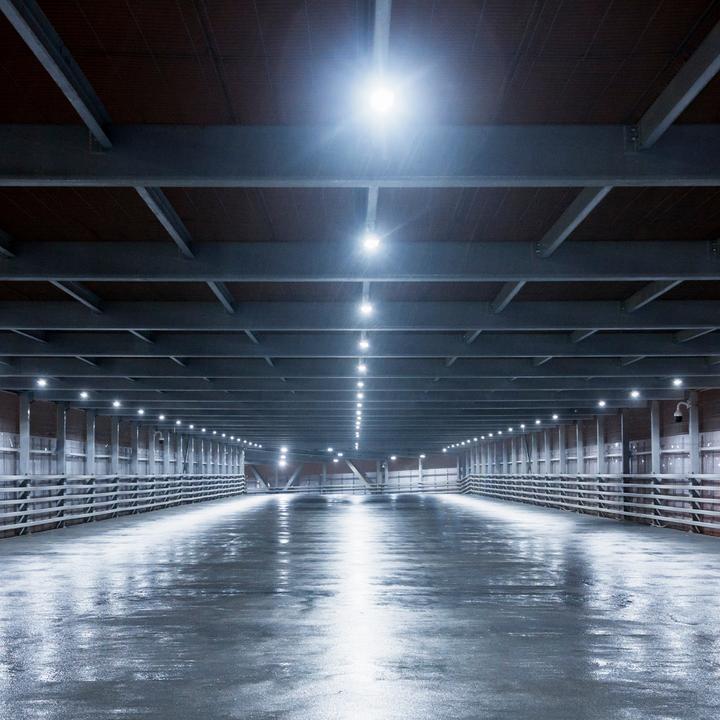 Produktbild Luxula LED-Hallenleuchte LX500136, HighBay, UFO, 150W, 15000lm, CCT, IP65 (15000 lm)