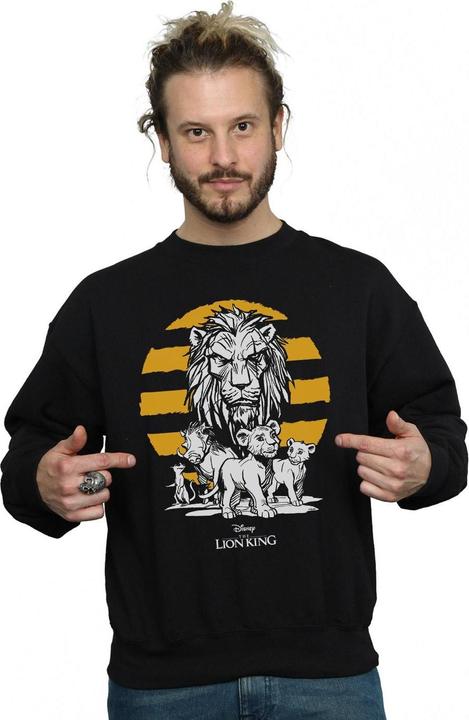 Actual product image Disney Mens The Lion King Movie Group Sweatshirt (3XL)