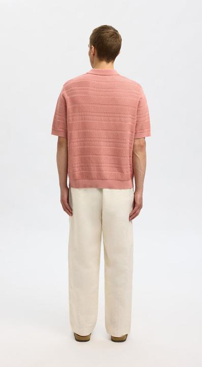 Produktbild Selected Homme Textured Polohemd aus Strick (M)