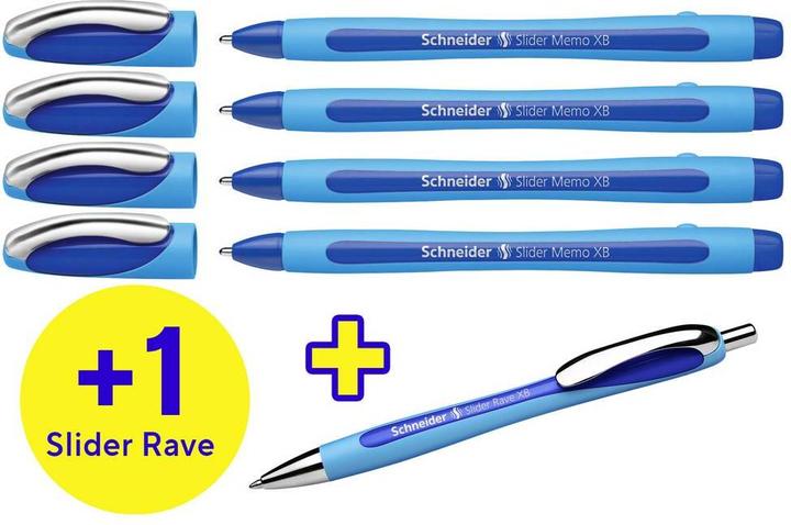 Actual product image Schneider Kugelschreiber (Black, Blue, 4 x)