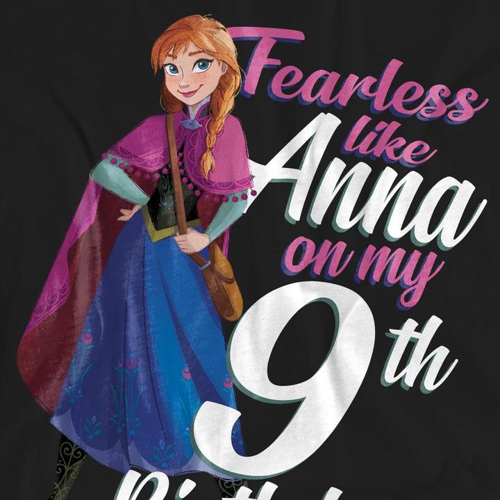 Image du produit Disney Frozen - T-shirt FEARLESS LIKE ANNA - Adulte (S)